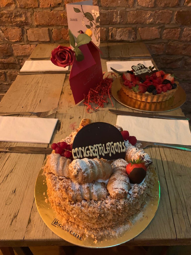 Celebration Millefoglie Cake (Vegetarian)